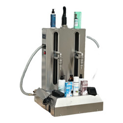 İki  Nozullu Yarı Otomatik Elektronik Yoğun Dolum Makinesi | 3ml - 3500ml Dolum Aralığı