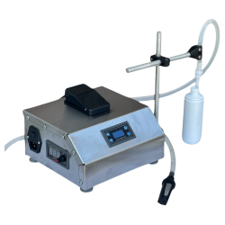 Tek Nozullu Yarı Otomatik Elektronik Sıvı Dolum Makinesi | 3ml - 3500ml Dolum Aralığı