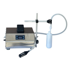Tek Nozullu Yarı Otomatik Elektronik Sıvı Dolum Makinesi | 3ml - 3500ml Dolum Aralığı